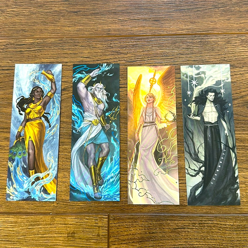 Collectible mythology bookmarks by FairyLoot
